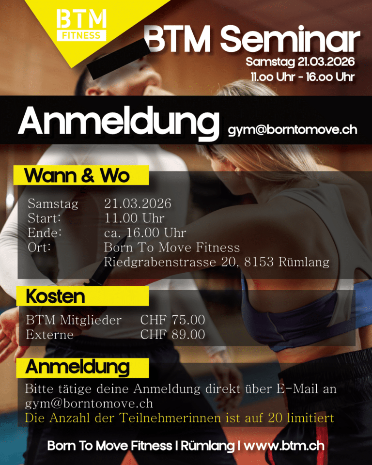 Born To Move Self Defense Selbstverteidigung Fitness Seminar 3